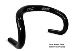 Alpina Carbon Sprint Track Handlebars -Bicycle Components Shop Alpina 28cm Bars