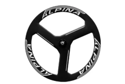 Alpina 3 Spoke Full Carbon Tubular Track Wheelset (White) -Bicycle Components Shop Alpina 3 Spoke Carbon Track Wheelset 1