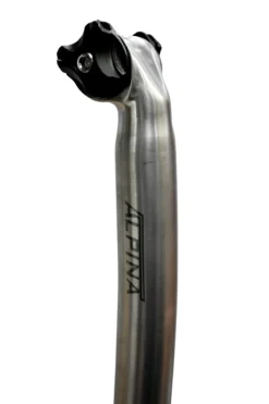 Alpina 31.6mm Titanium Seatpost (350mm Setback) -Bicycle Components Shop Alpina 31 6 titanium 3