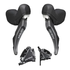 Shimano GRX ST-RX810 ShiftLevers/BR-RX810 Flat Mount Calipers-1x11