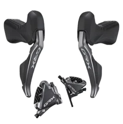 Shimano GRX ST-RX815 DI2 Shift Levers/BR-RX810 Flat Mount Calipers 2x11