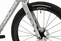 Dolan GXC Carbon Disc Gravel Bike - Shimano GRX 2x11 RX815 Di2 SE 22 Dolan GXC Carbon Disc Gravel Bike - Shimano GRX 2x11 RX815 Di2 SE -Bicycle Components Shop GXC GRX Zipp Stone Grey Bike 9