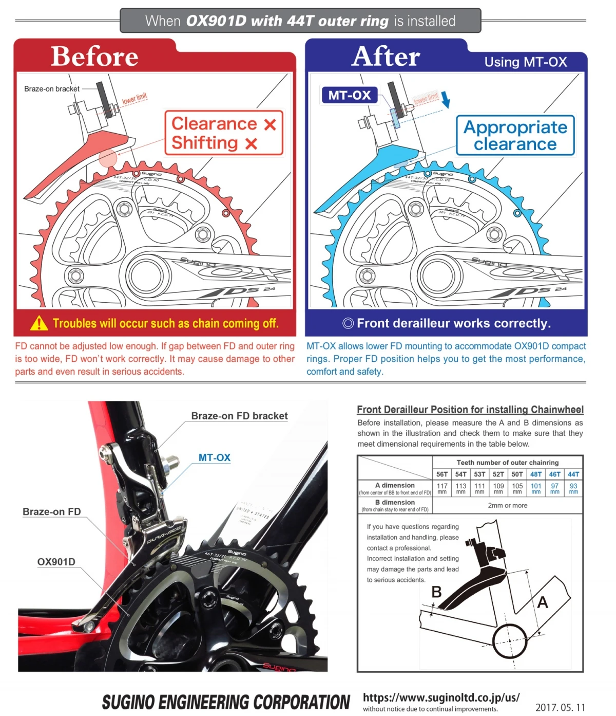 Sugino Adjustable FD Mount For OX (MT-OX) 3 Sugino Adjustable FD Mount For OX (MT-OX) - Image 3