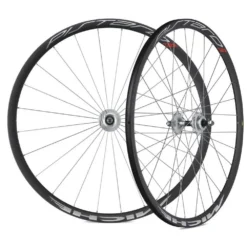 Miche Pistard Tubular Track Wheelset-(Silver Spokes)
